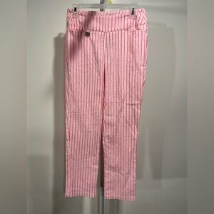 Lulu-B Pink and White Striped Capris